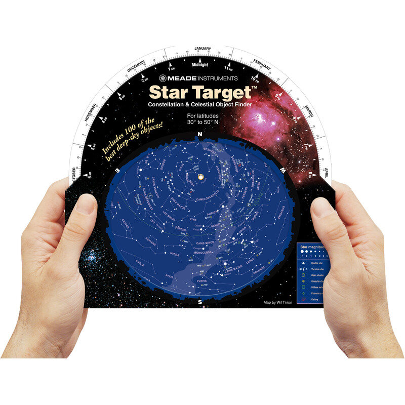Meade Planisferio con mapa estelar