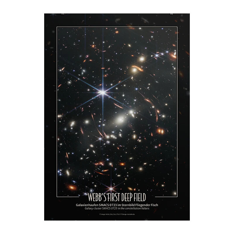 AstroMedia Póster Webb's First Deep Field