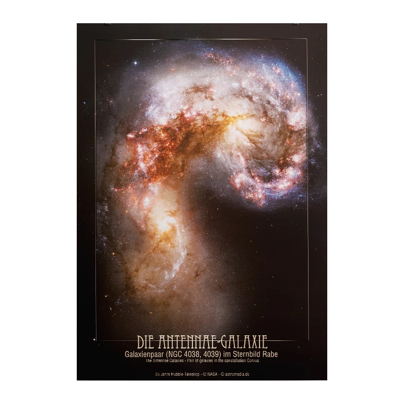AstroMedia Póster Las galaxias antena
