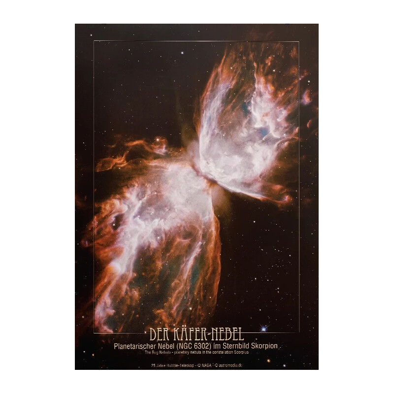 AstroMedia Póster La nebulosa del escarabajo NGC 6302