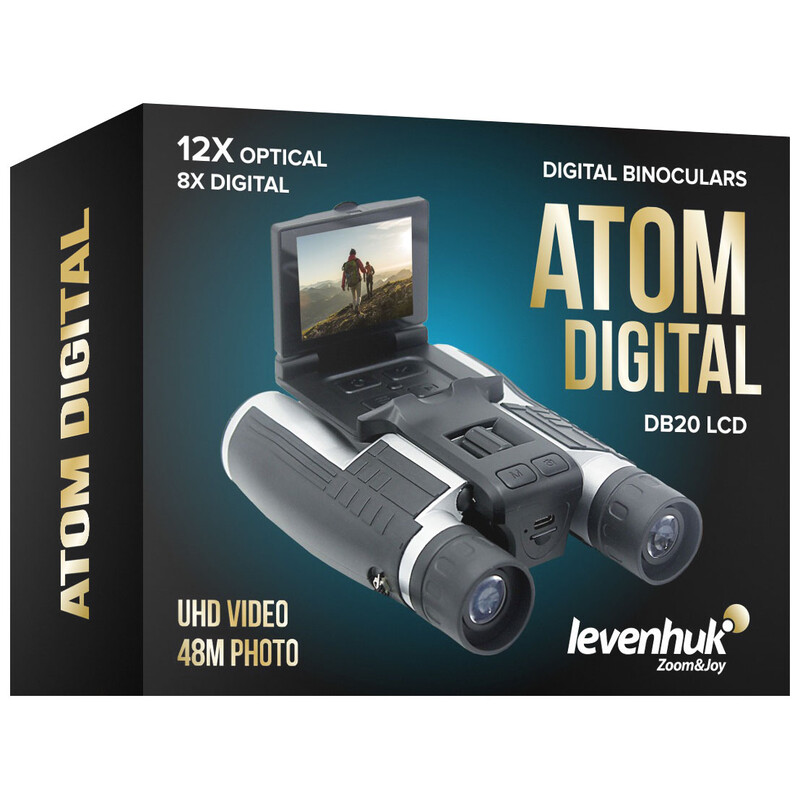 Levenhuk Binoculares 12x32 Atom Digital DB20 LCD