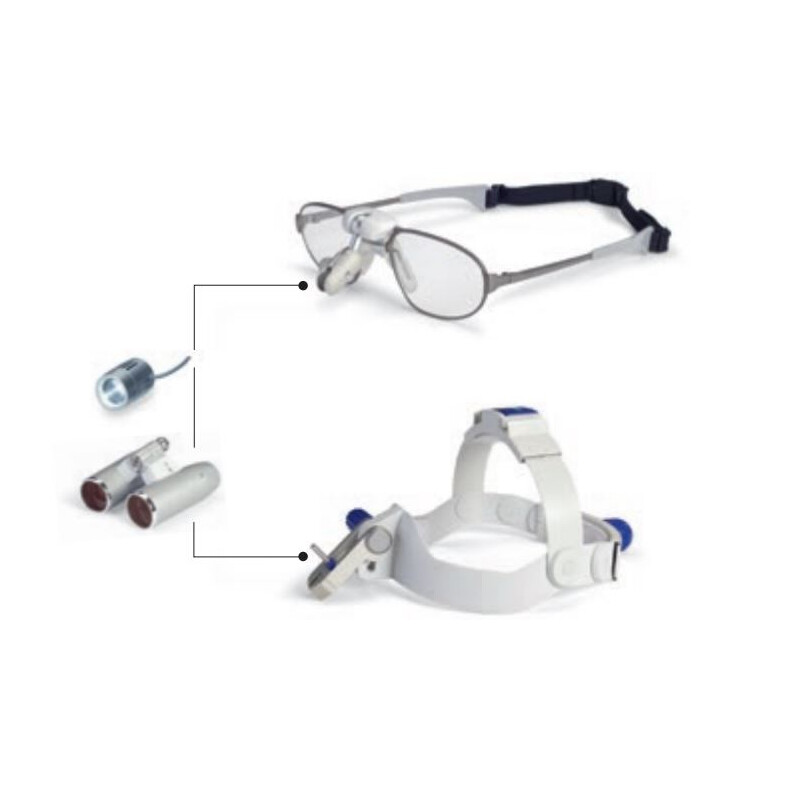 ZEISS Lupa telescópica sistema óptico K 4,5x/350 incl. tapa del objetivo para lupa de cabeza EyeMag Pro