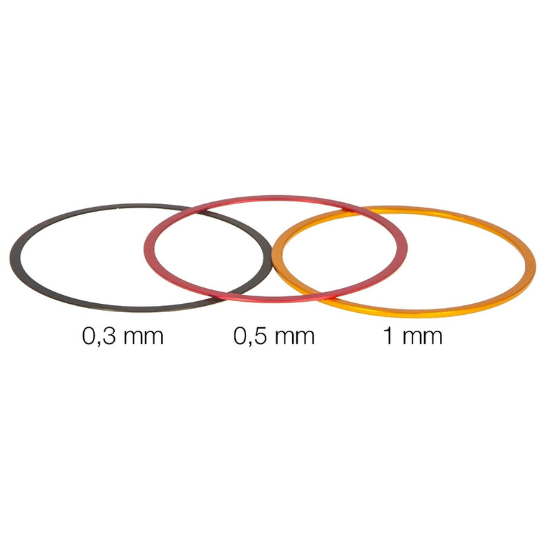 Baader Anillos de ajuste fino T2 0,3 / 0,5 / 1 mm