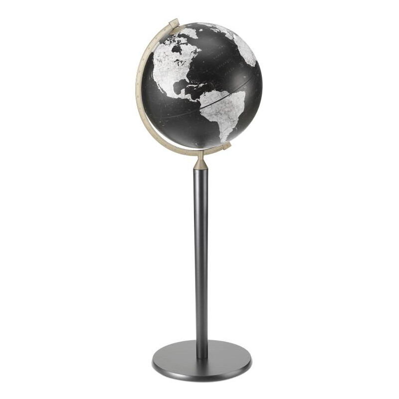 Zoffoli living Globo terráqueo de pie Vasco da Gama All Black 40cm