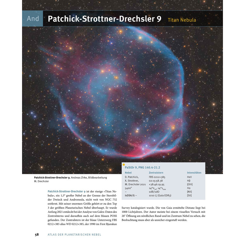 Oculum Verlag Atlas de las nebulosas planetarias, volumen 1
