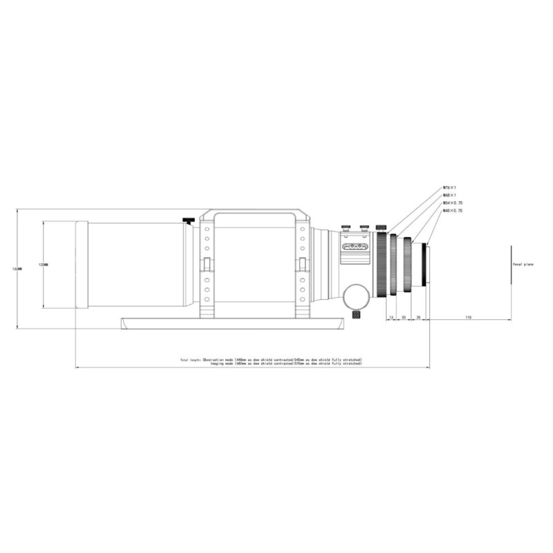 Askar Refractor apocromático AP 80/600 80PHQ