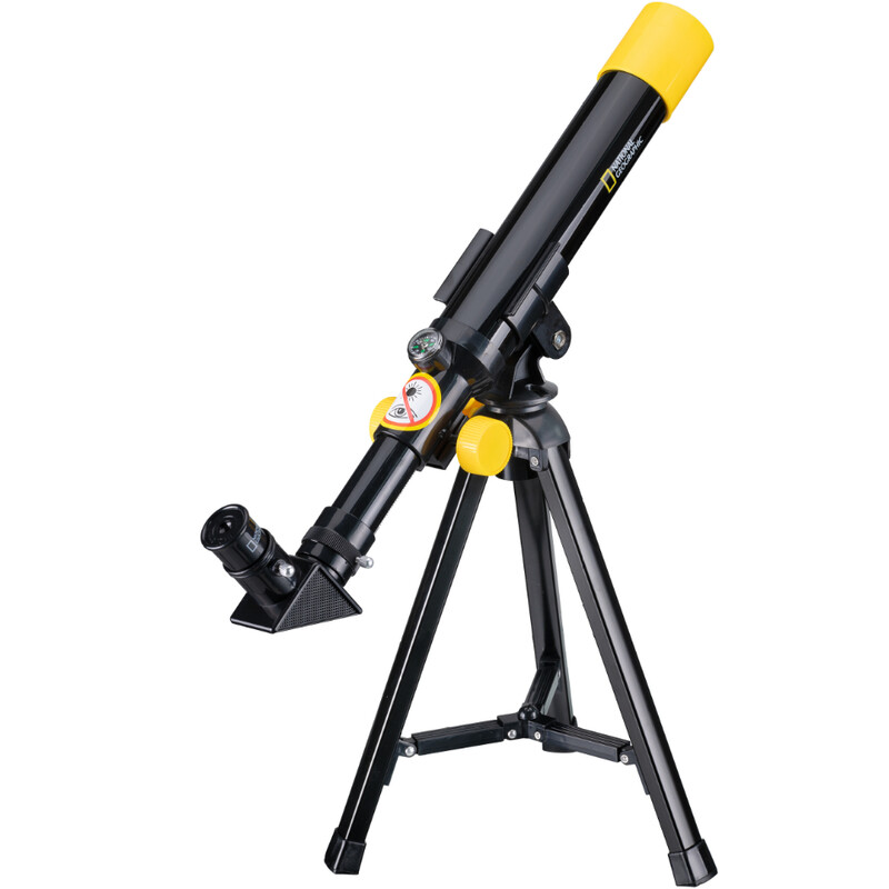 National Geographic Telescopio Kinder 40/400 con Soporte para smartphone