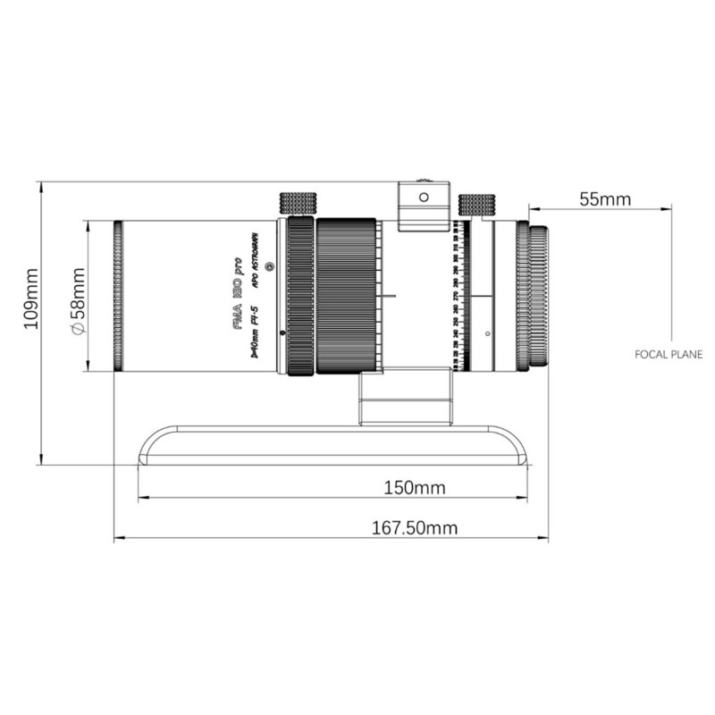 Askar Refractor apocromático AP 40/180 FMA180PRO OTA