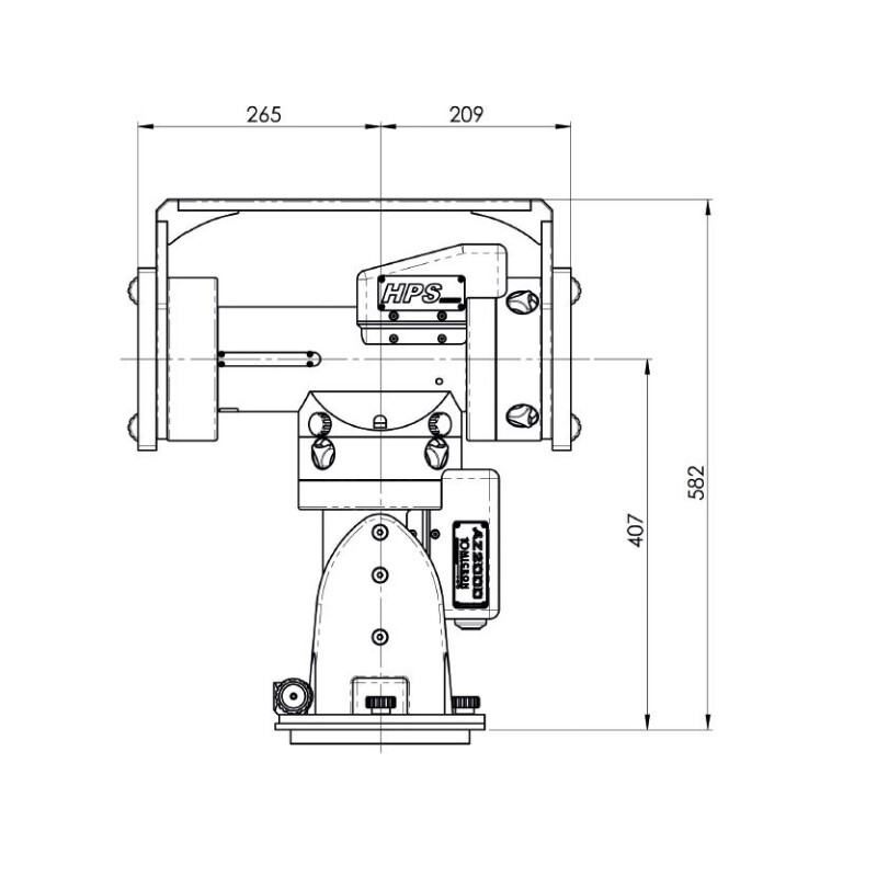 10 Micron Montura AZ 2000 HPS Combi DT