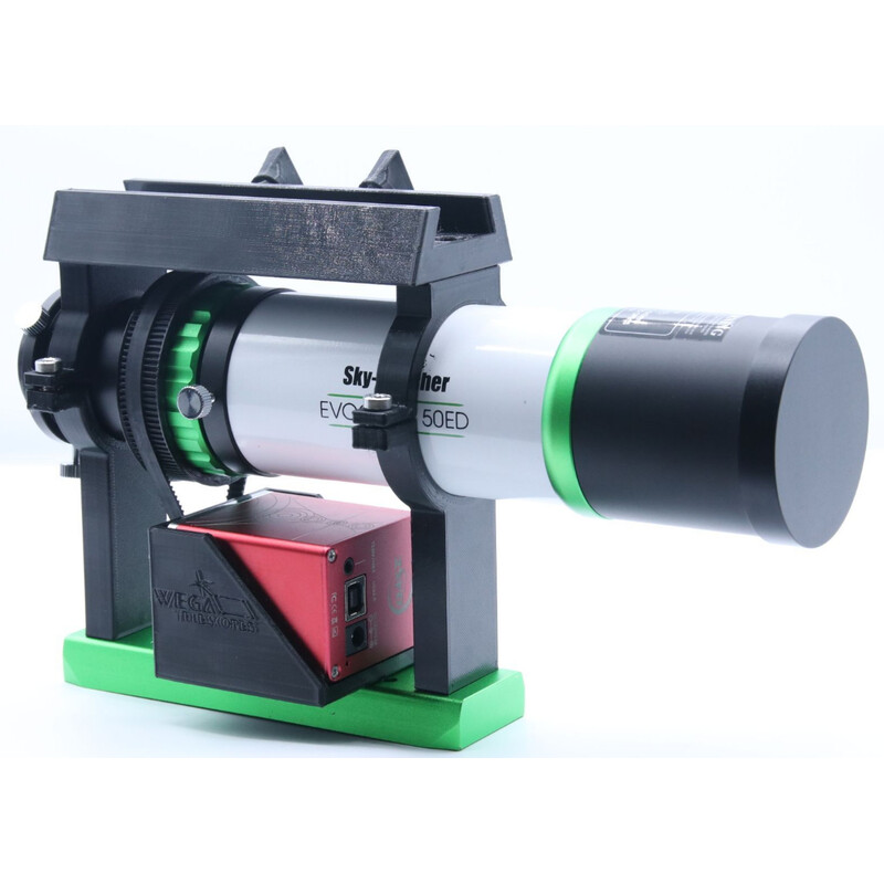 Astroprints Kit de montaje del motor EAF con abrazadera y zapata para buscadores para Skywatcher Evoguide 50ED