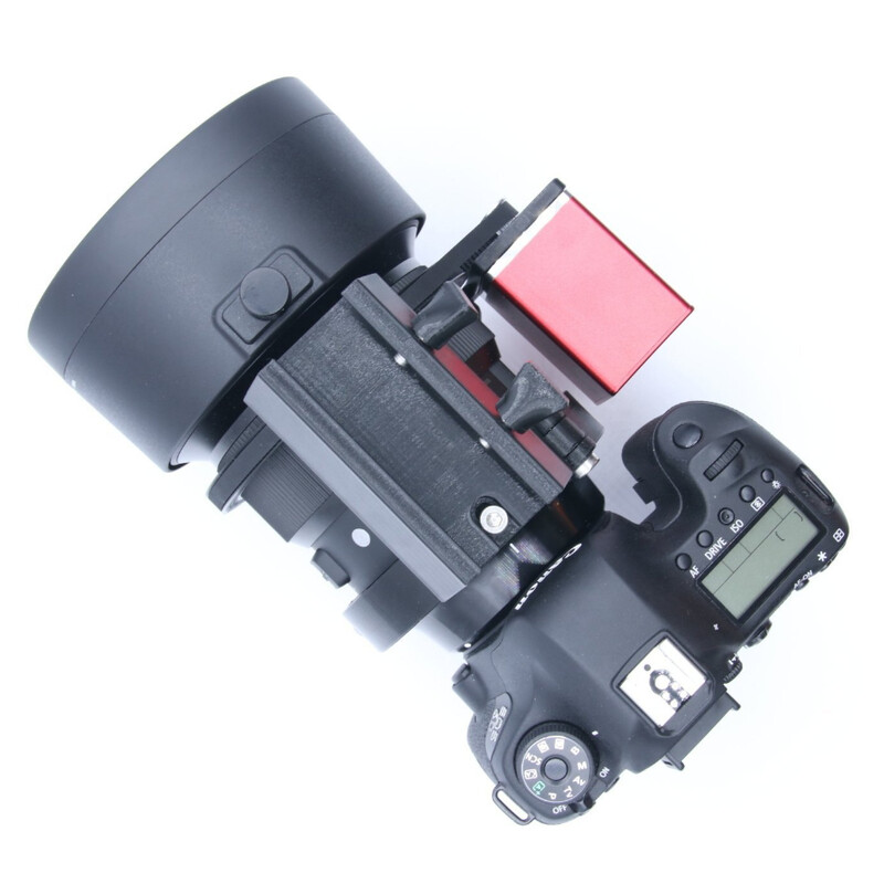Astroprints Kit de montaje del motor EAF con abrazadera, raíl y zapata para buscadores para objetivos Sigma de 105 mm