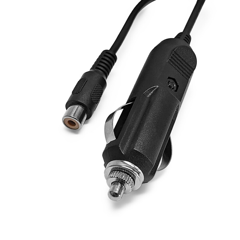 Omegon Cables de alimentación Enchufe de mechero a RCA para manguito calefactado