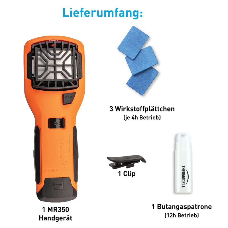 Thermacell Repelente de mosquitos Proactive MR-350 naranja