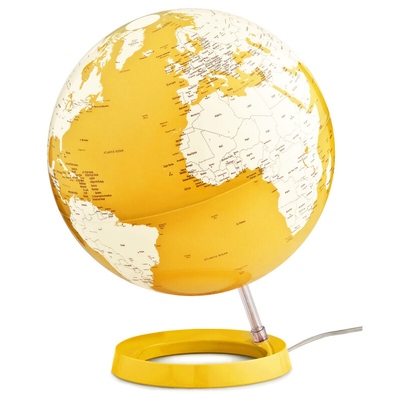 Atmosphere Globo terráqueo Light & Colour Pastel Yellow 30cm