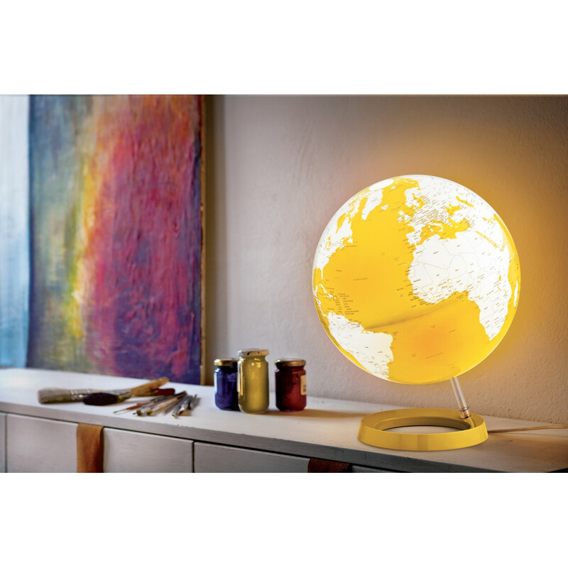 Atmosphere Globo terráqueo Light & Colour Pastel Yellow 30cm