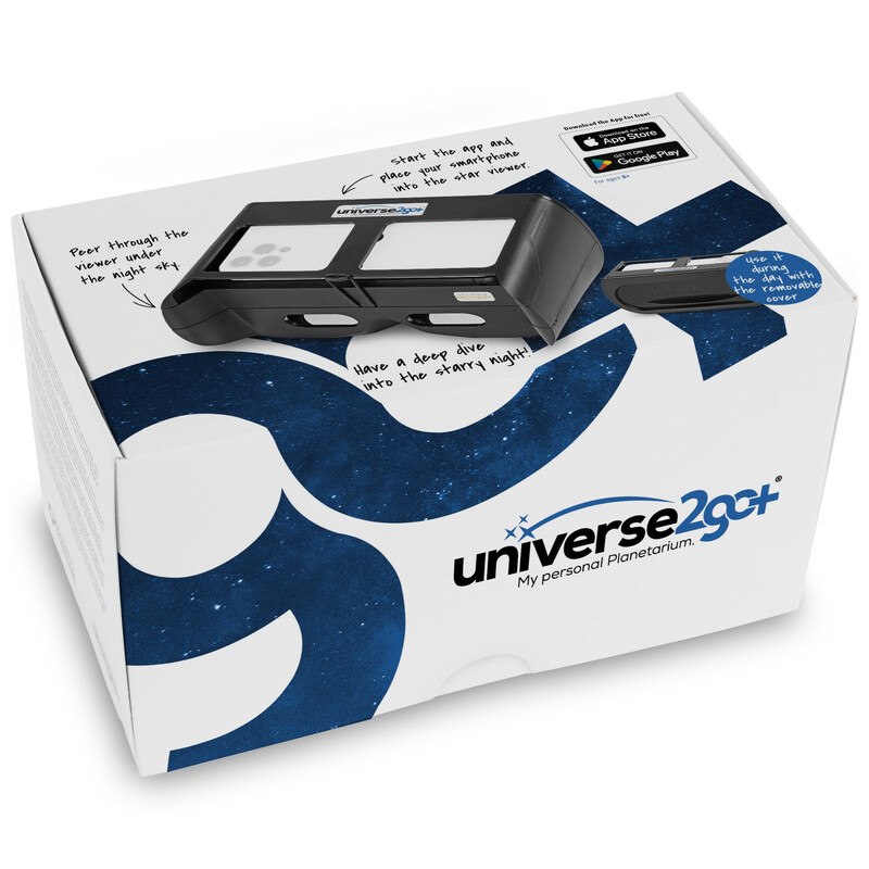Omegon Planetario personal Universe2Go+ + Sonnenfinsternisbrille Solar Safe Deluxe