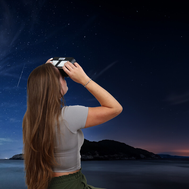 Omegon Planetario personal Universe2Go+ + Sonnenfinsternisbrille Solar Safe Deluxe