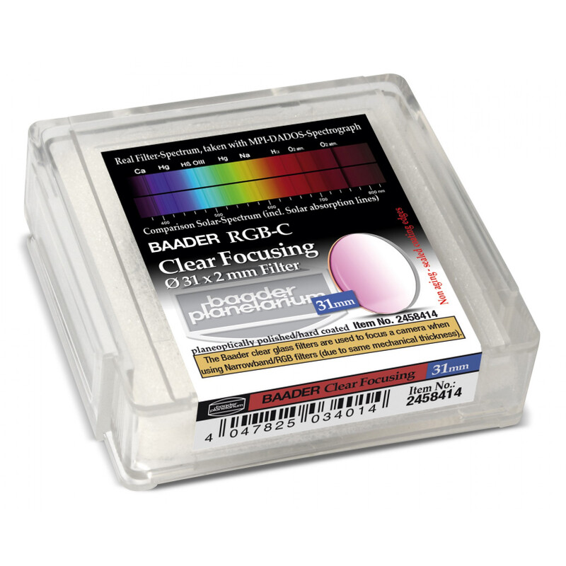 Baader Filtro Cristal transparente 31 mm