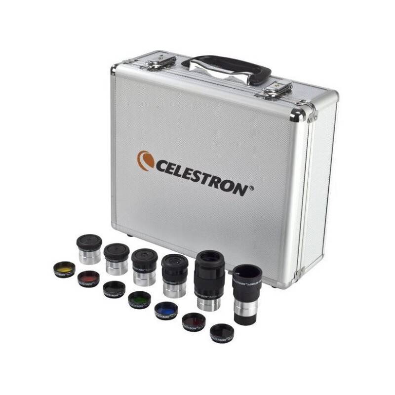 Celestron Juego de oculares y de filtros de 1,25", de