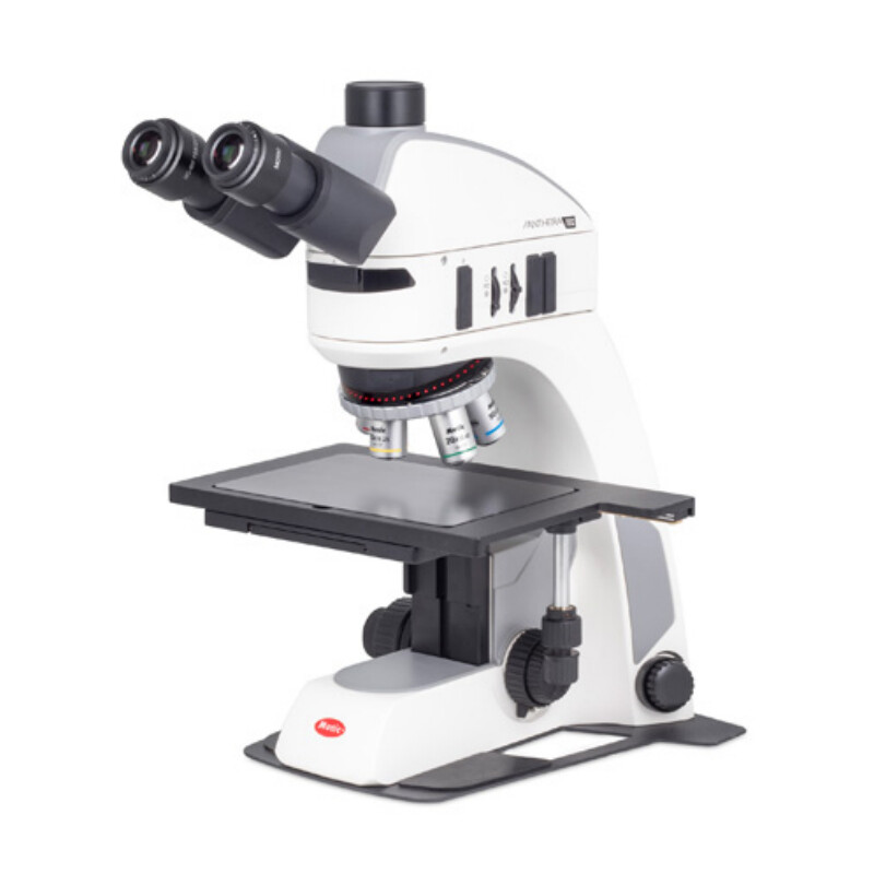 Motic Microscopio Panthera TEC MAT BD-T trino; infinity, plan, 50x-500x, 10x/22mm; Al/Dl, LED, 3W