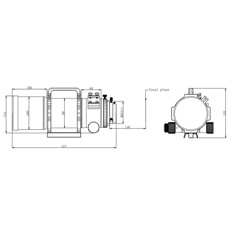 Askar Refractor apocromático AP 72/400 FRA400