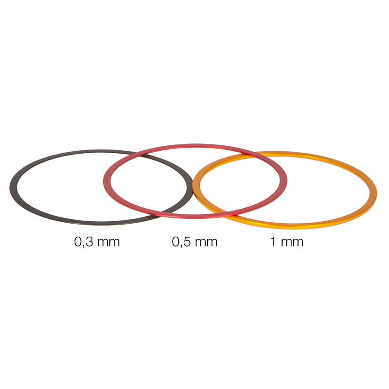 Baader Anillos de ajuste fino M54 0,3 / 0,5 / 1 mm