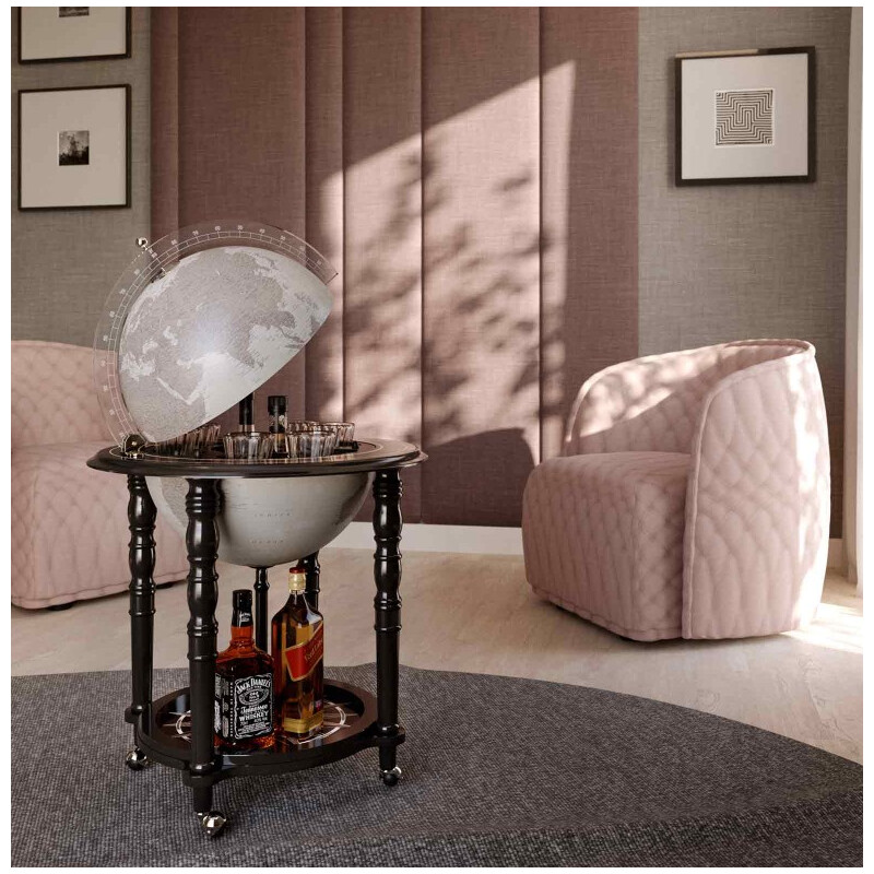 Zoffoli living Globo minibar Elegance Noir 40 cm