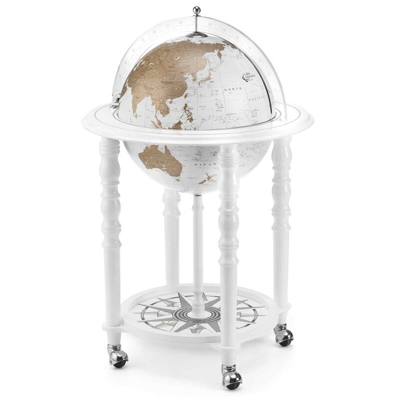 Zoffoli living Globo minibar Elegance White 40cm