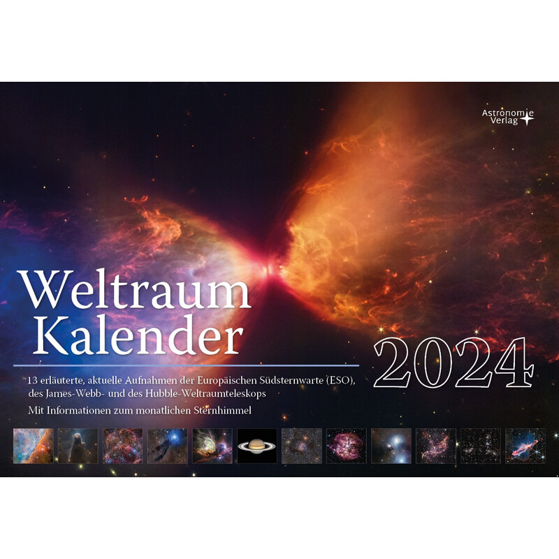 Astronomie-Verlag Calendarios Weltraum-Kalender 2024