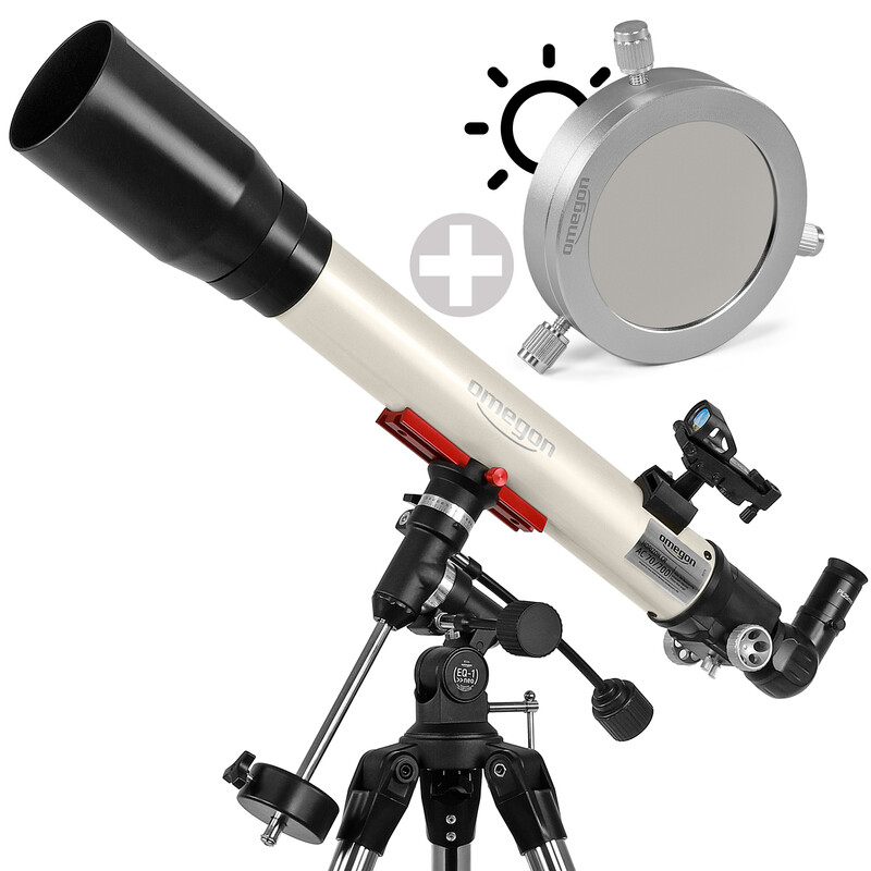 Omegon Telescopio Teleskop Horizon AC 70/700 EQ Neo