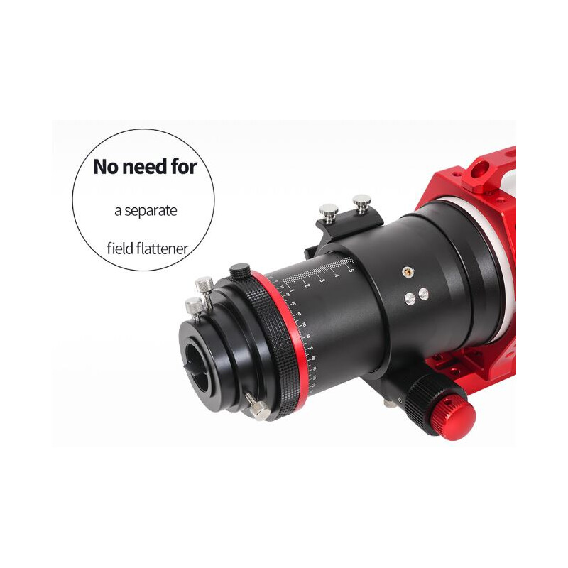 ZWO Refractor apocromático AP 80/600 FF80