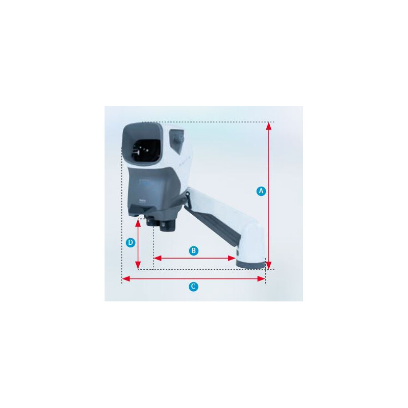 Vision Engineering Microscopio estereo MANTIS ERGO de con «soporte universal Verso» (sin objetivos) SMR200