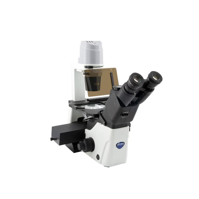 microscopio invertido IM-300LD4, FL, trino, inverso, infinity, plano, 100x-400x, 10x/22, Al/Dl, LED, 8 W
