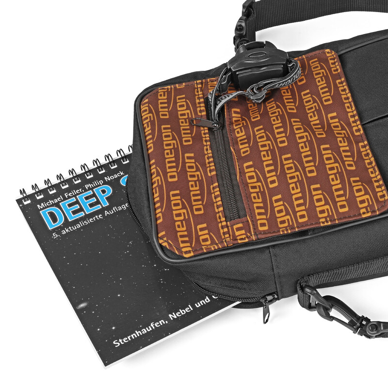 Omegon Bolso de transporte Kara para accesorios/Powerbank/literatura/prismáticos