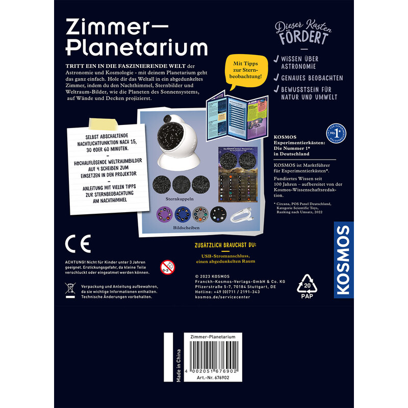 Kosmos Verlag Zimmer-Planetario