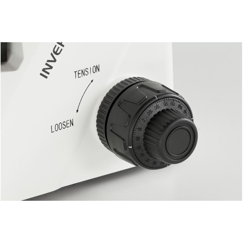 Kern Microscopio invertido OCM 166, FL, PH, trino, inverso, Abbe-N.A.-0,3-Condensador fijo, 10x-40x, 30W LED, Al, 100W HBO, Dl