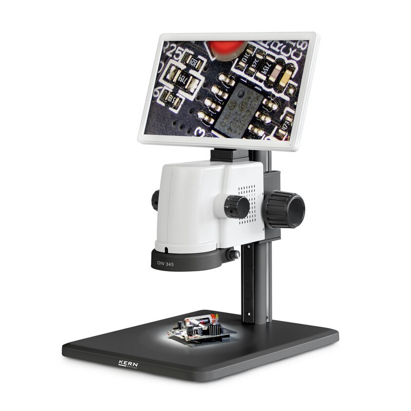 Kern Microscopio OIV 345, digital, 0,7x-4,5x, LED, aluminio, HDMI