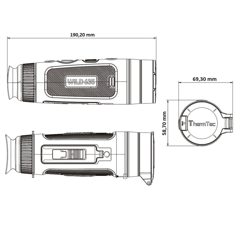 ThermTec Cámara térmica Wild 635