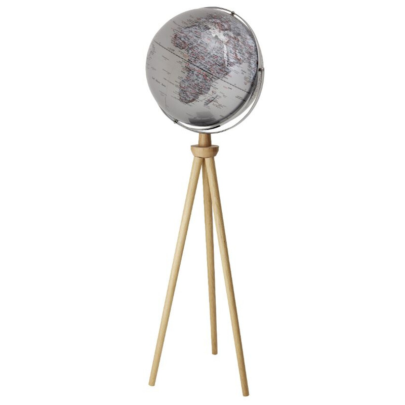 TROIKA Globo terráqueo de pie Sputnik 43cm