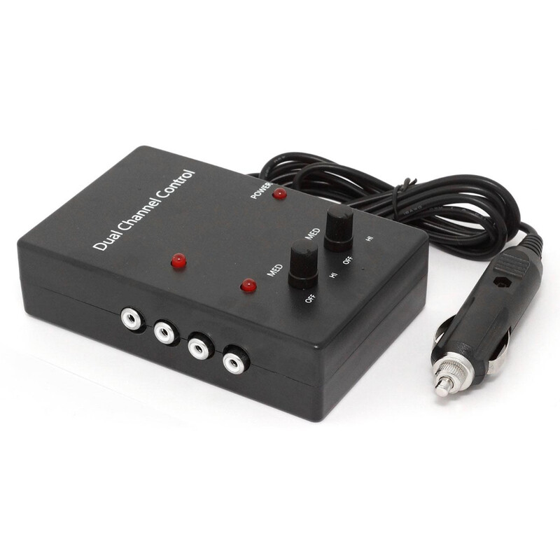 TS Optics Obturador Caja de control para un máximo de 4 cintas de calor o protectores Dew Shield