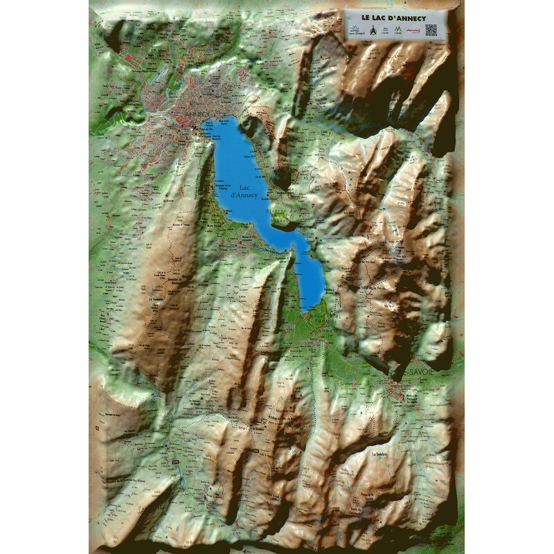 3Dmap Mapa regional Le Lac d'Annecy
