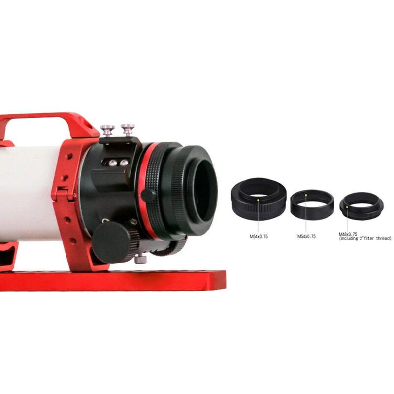ZWO Refractor apocromático FF65 AP 65/416 Quintuplet OTA