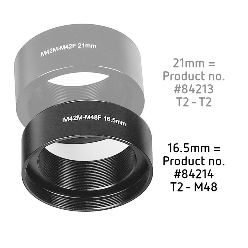 Omegon Adaptadores T2-M48 Adapter 16.5mm