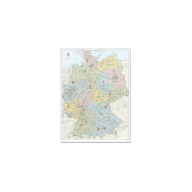 Bacher Verlag Mapa de organización de Alemania, grande