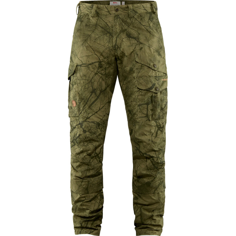 Fjällräven Pantalón de caza Barents Pro M, 626-662 Camo verde-Bosque profundo, 50