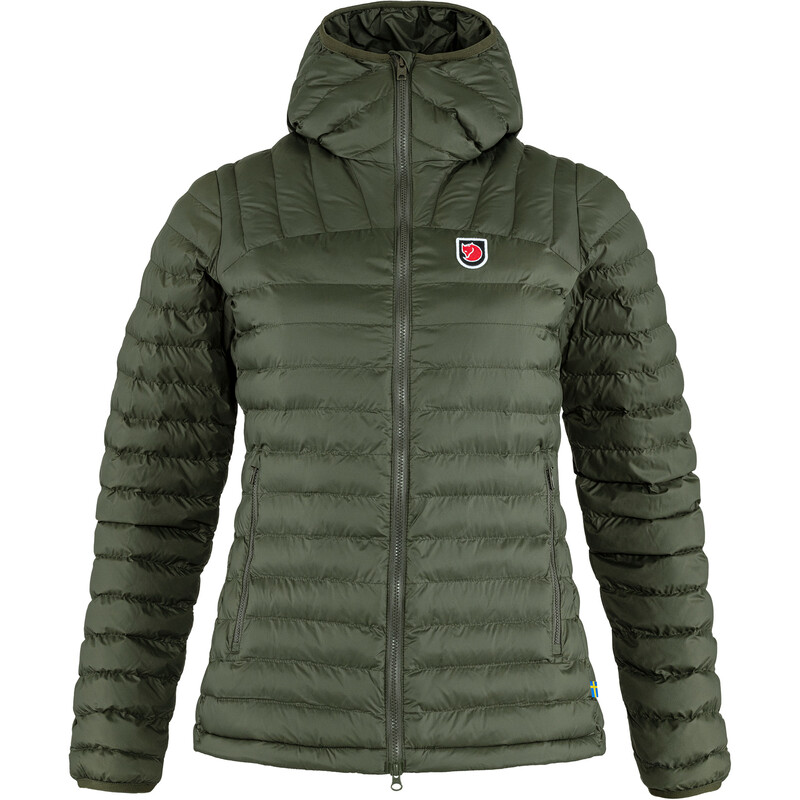 Fjällräven Sudadera con capucha Expedition Lätt W, 662 Deep Forest, L