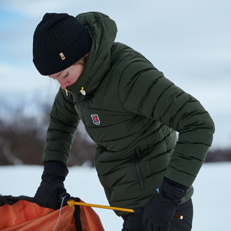Fjällräven Expedition Pack Down Hoodie W, 662 Deep Forest, talla L