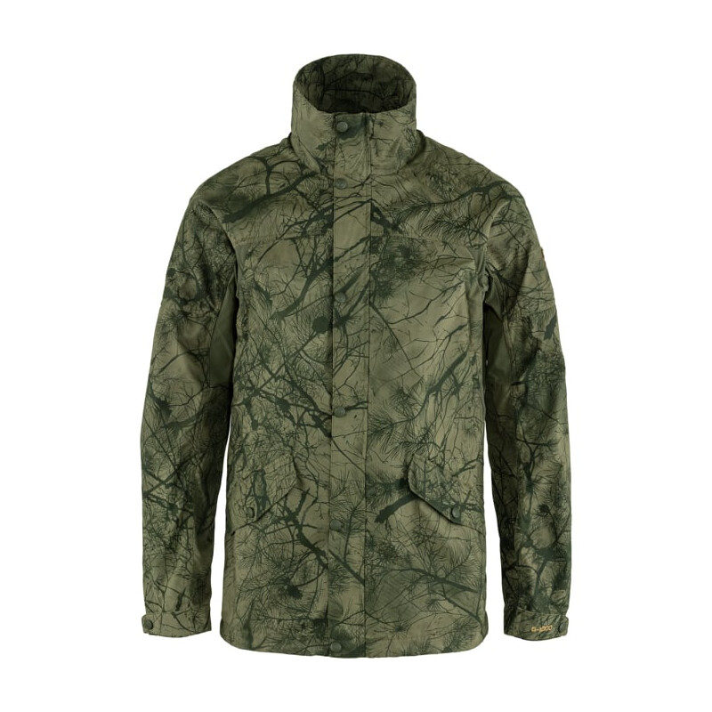 Fjällräven Chaqueta Forest Hybrid M, 626-625 Camuflaje verde-verde laurel, XL