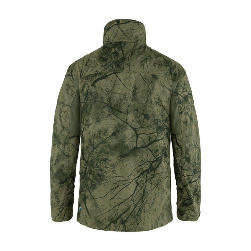 Fjällräven Chaqueta Forest Hybrid M, 626-625 Camuflaje verde-verde laurel, XL