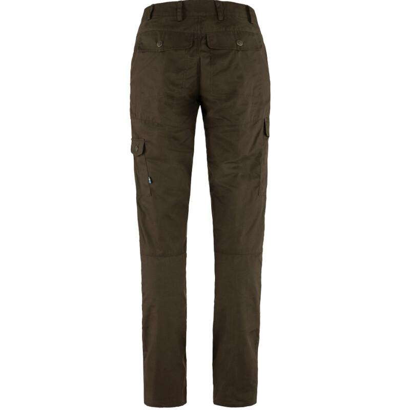 Fjällräven Pantalones Karla Pro Curved W, 633 Dark Olive, talla 38